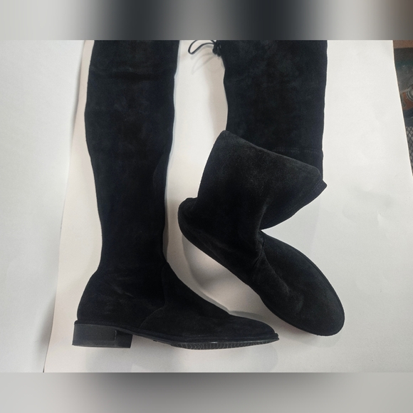 Stuart Weitzman Lowland Over Knee Suede Boots - Picture 10 of 16